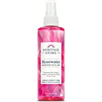 Los mejores  - Heritage Store - Agua de rosas | sin alcohol- 100% vegano y puro | beneficia a la piel sensible- el cabello y más…